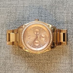 Rose gold watch